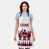 Tablier Buveurs de vin de Shiraz (Porté)