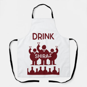 Tablier Buveurs de vin de Shiraz