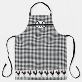 Tablier BW Buffalo Checks Motif Monogramme | Rooster (Recto)