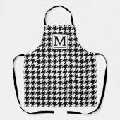 Tablier BW Houndstooth Apron monogramme (Recto)
