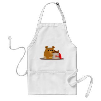 Tablier Bye Bye Honey ! Porte-cartons mignons