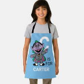 Tablier C est pour Count von Count | Ajouter Votre Nom (Insitu)
