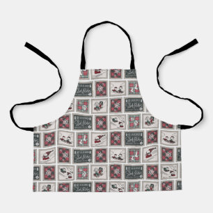 Tablier cacahuètes Ancien Motif de traîneau