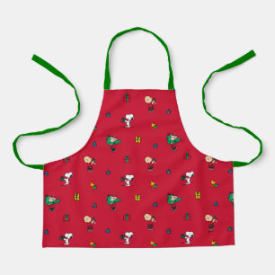 Tablier cacahuètes Cadeau de Noël Rouge
