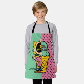 Tablier cacahuètes | Crème de glace Sally demi et demi (Porté)