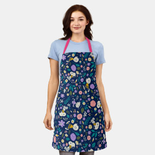 Tablier cacahuètes en Motif de fleurs