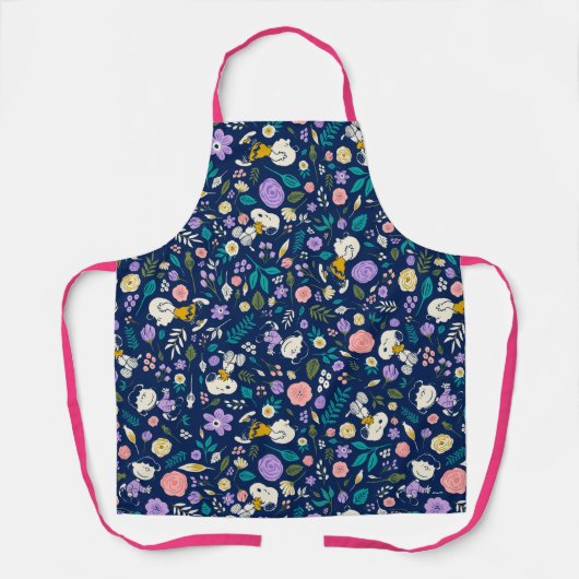 Tablier cacahuètes en Motif de fleurs (Recto)