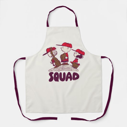 Tablier cacahuètes | Équipe de baseball (Recto)