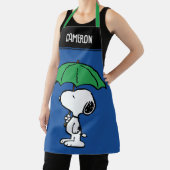 Tablier cacahuètes | Parapluie vert Snoopy (Insitu)