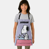 Tablier cacahuètes | Snoopy à la machine à écrire | Ajoute (Insitu)