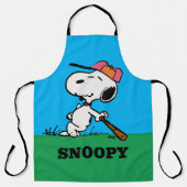 Tablier cacahuètes | Snoopy at Bat (Recto)