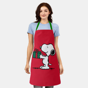 Tablier cacahuètes Snoopy Christmas Gift Giver