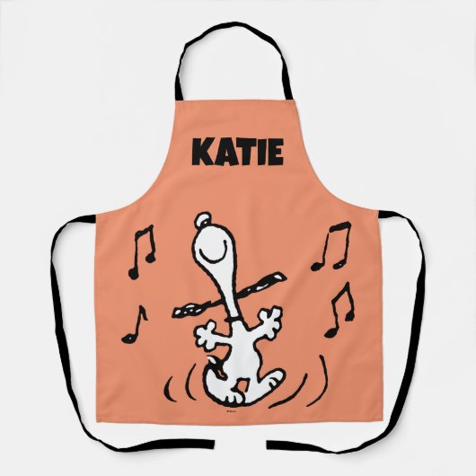 Tablier cacahuètes | Snoopy Dancing (Recto)