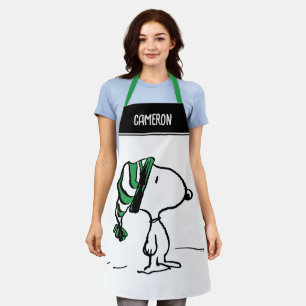Tablier cacahuètes Snoopy Green Casquette de neige