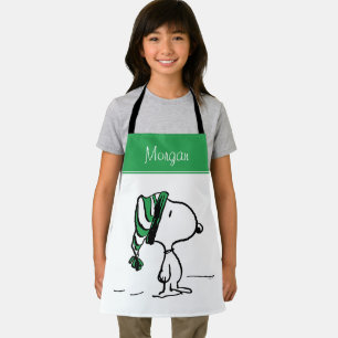 Tablier cacahuètes Snoopy Green Casquette de neige