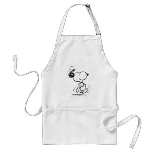 Tablier cacahuètes   Snoopy Happy Dance