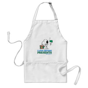 Tablier cacahuètes Snoopy I Love Obtenir des présentatio