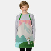 Tablier cacahuètes | Snoopy Leader du Pack (Porté)