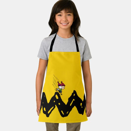 Tablier cacahuètes | Snoopy & Linus Sled Ride (Insitu)