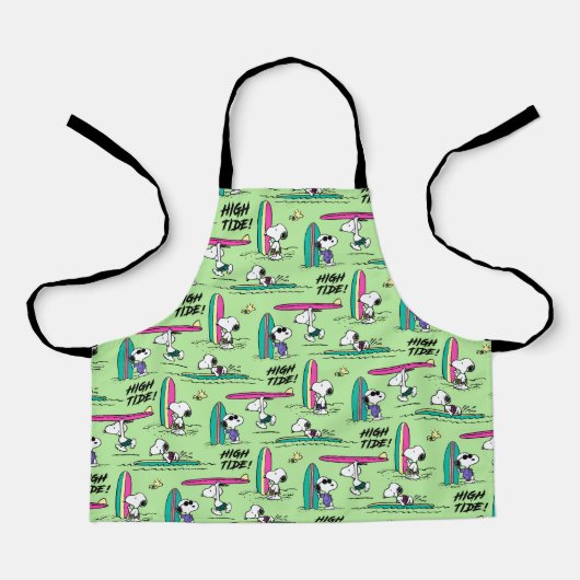 Tablier cacahuètes | Snoopy Ocean High Tide Motif (Recto)