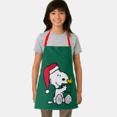 Tablier cacahuètes | Snoopy Père Noël & Woodstock Cadeau (Insitu)