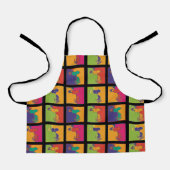 Tablier cacahuètes | Snoopy Pop Art Moderne (Recto)