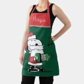 Tablier cacahuètes | Snoopy Santa Claus Accordian (Insitu)