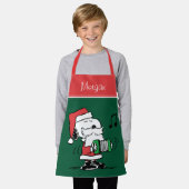 Tablier cacahuètes | Snoopy Santa Claus Accordian (Porté)