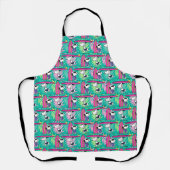 Tablier cacahuètes | Snoopy Turquoise Surf Motif (Recto)