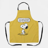 Tablier cacahuètes | Snoopy Vous ne pouvez pas regarder to (Recto)