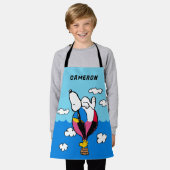 Tablier cacahuètes | Snoopy & Woodstock Hot Air Balloon (Porté)