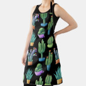 Tablier Cactus Colorés : Whimsical Seamless Design. (Insitu)