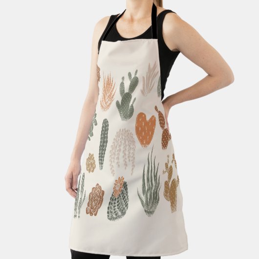 Tablier Cactus et succulent motif sans soudure (Insitu)