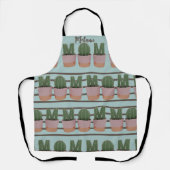 Tablier Cactus Maman Plante Motif jardinage Apron (Recto)