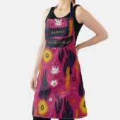 Tablier Cactus rose Fleur Zen Cuisine Sérénité (Insitu)