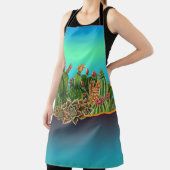 Tablier Cactus & Succulents motif Apron (Insitu)