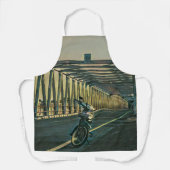 Tablier Cadeau amoureux moto (Recto)