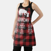 Tablier Cadeau customisé avec les noms de grand-enfant gra (Insitu)