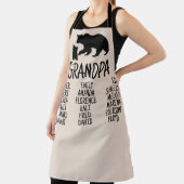 Tablier Cadeau customisé avec les noms de grand-enfant gra (Insitu)