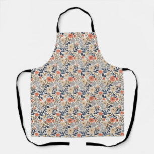 Tablier Cadeau d'anniversaire Beige, rose et orange