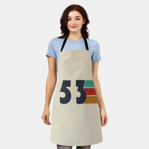 Tablier Cadeau d'anniversaire de style vintage né en 1953