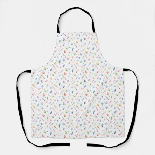 Tablier Cadeau d'anniversaire | J'aime la pêche (Recto)