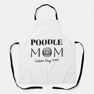 Tablier Cadeau d'anniversaire pour maman Caniche, Maman de