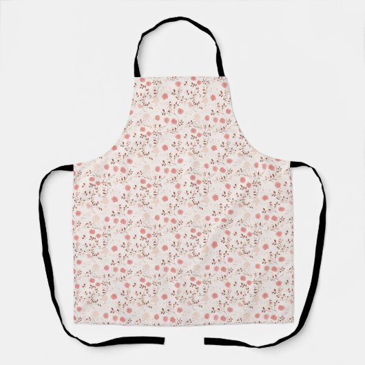 Tablier Cadeau d'anniversaire | Rose rose (Recto)