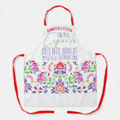 Tablier Cadeau de biscuits à la tequila Funny Mexican Tequ (Recto)