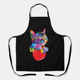 Tablier Cadeau de chat mignon pour les amateurs de chaton