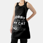 Tablier Cadeau de citation de chat drôle chats (Insitu)