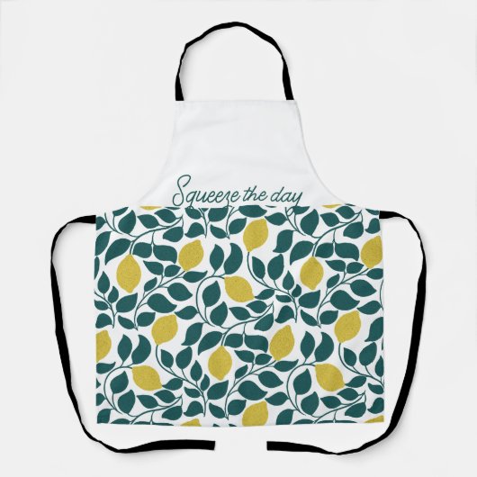 Tablier Cadeau de cuisine avec impression de citron pour e (Recto)