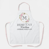 Tablier Cadeau de cuisine personnalisé pour femmes et fami (Recto)