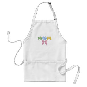 Tablier Cadeau de Fête des Mères Patchwork Maman